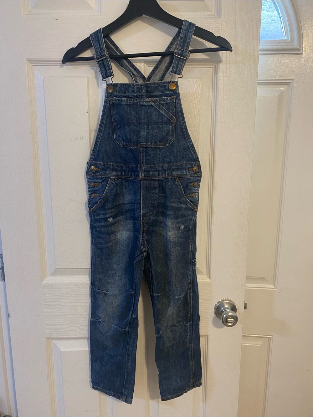 H&M Dark Blue Denim Jeans with Contrast Stitching